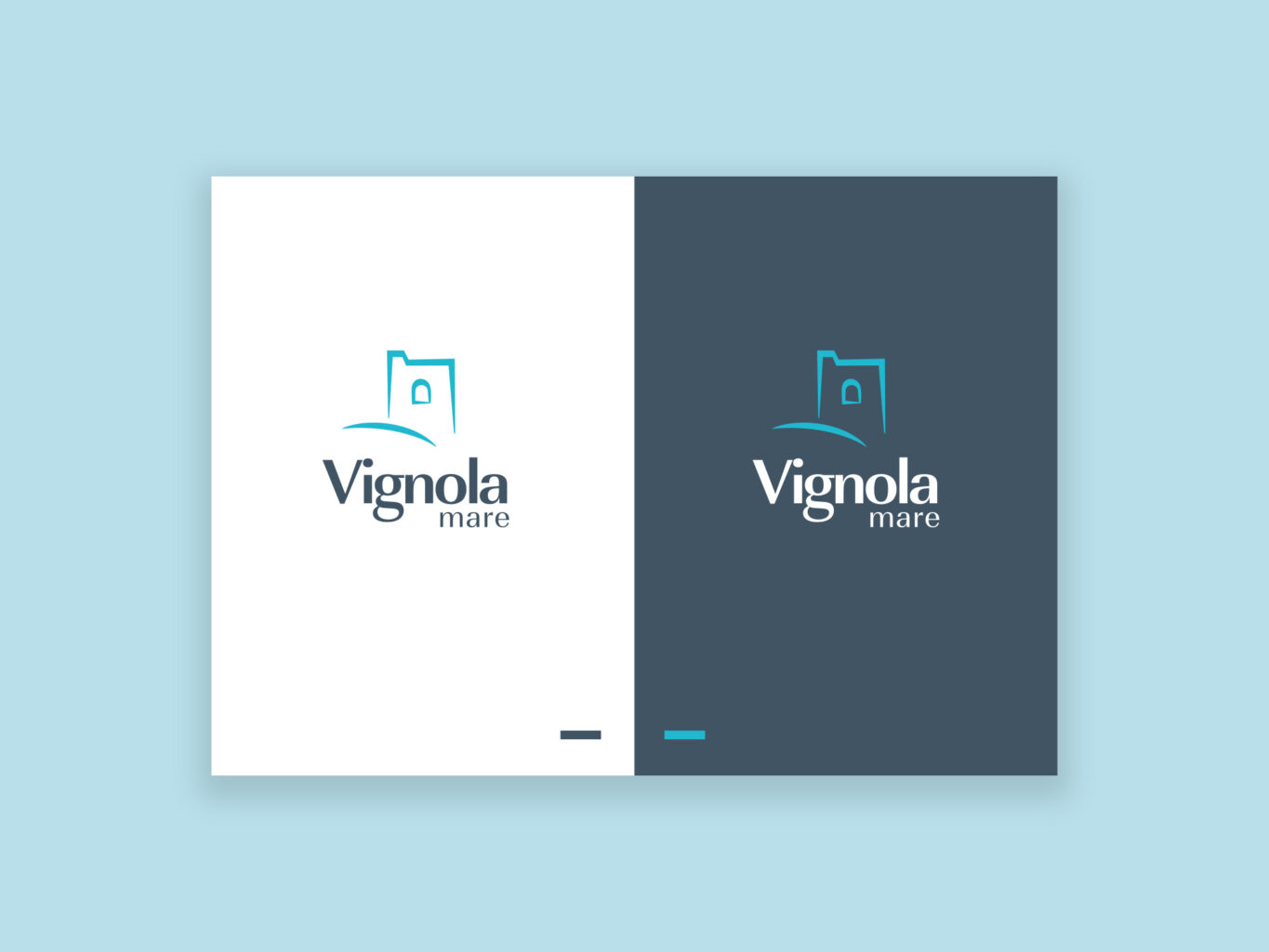 Logo Vognola mare, zwei Varianten